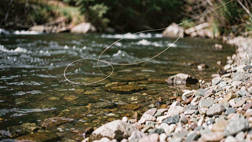 Thread, feathers, and a small hook arranged across a worn tying bench, prepared for the Toccoa River fly fishing field note